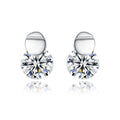 Daidan Cubic Zirconia Earrings Wholesale Earring Gold Plated Elegant Silver Stud Korean Earrings for Women