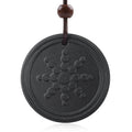 Hot Sale Lava Quantum Scalar Coin Pendant Energy Design Scalar Jewelry Charms With Nano Card & Box