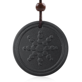 Hot Sale Classic Lava Quantum Scalar Coin Pendant Energy Design Scalar Jewelry Charms with Nano Card & Box
