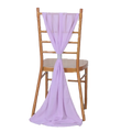 2023 Hot Selling Customized Lavender Chair Sashes Exquisite Chair Sash for Banquet