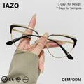 New Color Changing Anti Blue Light Glasses Female Trend Glasses Frame Cat Eye Glasses for Women