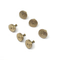 Raw Brass butterfly Clutch Pin Back for Badge with Screw