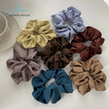 Wholesale Silk Satin Big Sweet Eco-friendly 100% Pure Silk Scrunchies Hair Tie Hairband for Woman Girl Lady