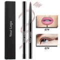 High Pigment Smooth Matte Dark Brown Lip Liner 24 Hour Long Lasting Waterproof Private Label Matte Brown Pencil Vegan Lip Liner