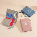 Genuine Leather Multifunctional RFID Passport Bag Wallet Travel Ticket Holder Passport Holder