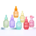 Round Oil Serum Glass Dropper Bottle 30ml Eye Dropper Glass Bottle Pink Purple Dropper Bottle for Cosmetic