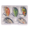 5pcs/box Hengjia Wholesale Hard Plastic Fishing Wobblers Crankbait Minnows Fishing Lure