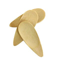 Tailai Bamboo Polished Mini Salt Spoon with Short Handle for Spice Jars Condiments Tea & Coffee-Sustainable & Reusable