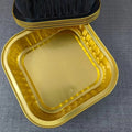 Sealable Retort-able Aluminum Tray with Plastic and sealed  Lid 330ml square Cupcake Box
