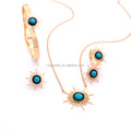 Party Stainless Steel Gemstone Gold Plated Hot Sales Little Girls  4Pcs Bracelet Jewelry Pearl Wholesale Women Luxury Sets