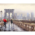 For CHENISTORY 991226 Abstract Dancer Oil Paint by Numbers Linen Canvas Hand-Painted Wall Art Acrylic Wall Decor for Home