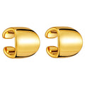 Factory Wholesale18k Gold Plating Smooth Simple Ear Cuff for Women Ear Cuff for Girls