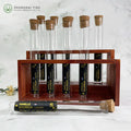 Wholesale Corked High Borosilicate Glass Candy Drifting Bottle Clear Test Tube Round Glass Container Bottle