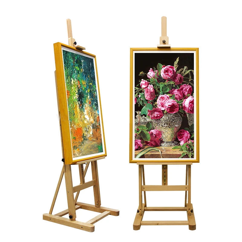 Newest Design 21.5 Inch to 65 Inch Restaurant Bar Hotel Salon Wood Frame Advertising LCD Screen Art Painting Photo Display