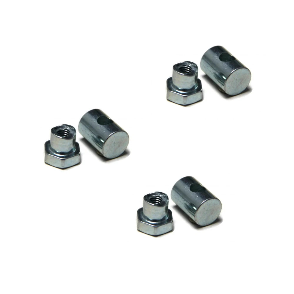 Customized Hollow Aluminum Spacer 4mm Spacer Steel Wire Thread Sleeve Steel Cable Part