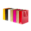 Various Colors Can Be Customized Printing logo Portable Clothing Paper Bag Gift Bag Custom Made White Cardboard Packaging Bag