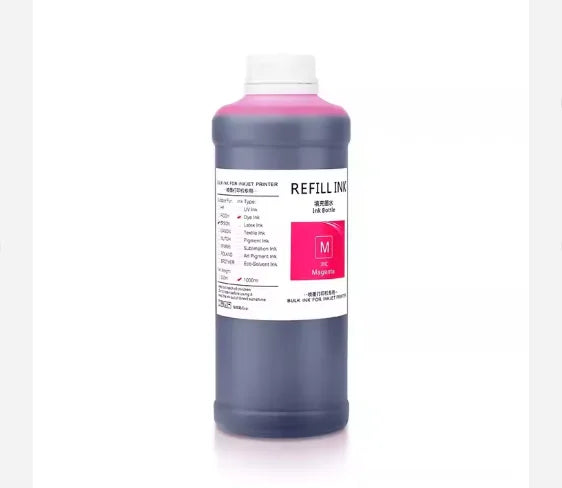 Ocbestjet 1000ML Universal 6 Colors Refill Dye Ink for Canon Pgi-550 Cli-551 for Canon PIXMA IP7250 MG5450 MX925 MX725 MG6350