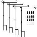 Inventory Fast Delivery of Anti-rust Garden Flagpole