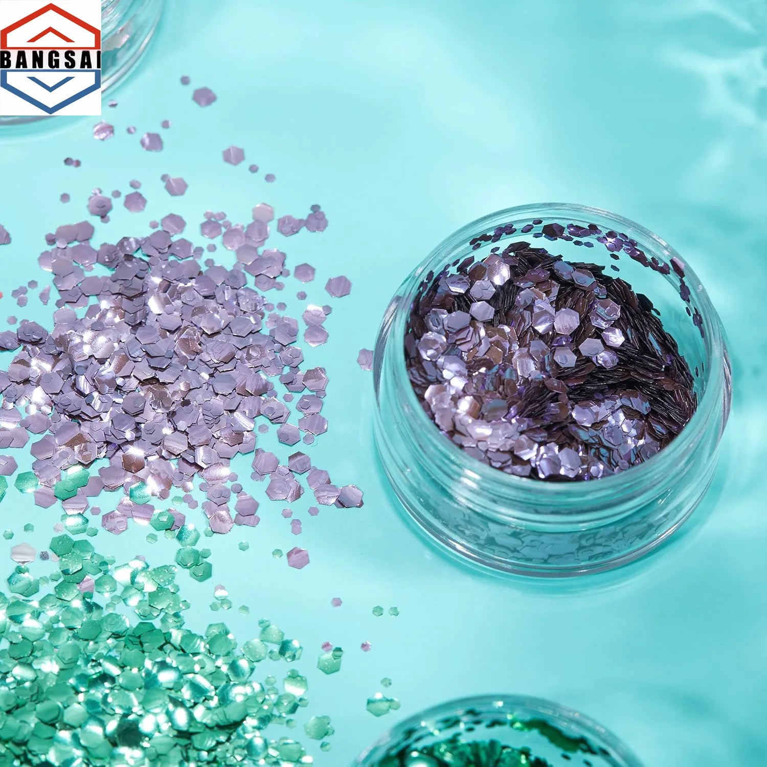 Wholesale DIY Biodegradable Glitter Supply Non PLA BPA Free Formaldehyde Free Eco Friendly Biodegradable Loose Glitter Powder