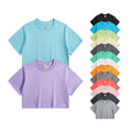 Factory Custom Print Plain Summer 100% Cotton Breathable Knitted Ladies pink Women's Tops Hip Hop T-Shirt