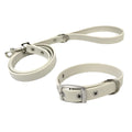 Durable Corrosion Resistance Dog Collar and Leash Set Classic and Luxury PVC Waterproof Pet Collar Fashion PU Material