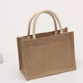 Custom Printed Jute Linen Tote Bag Big Burlap Jute Shopping Bags Canvas Material for Agriculture From Manufacturers