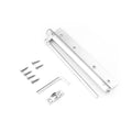 Hydraulic Aluminum & Stainless Steel Hinge Closer Mute Automatic Spring Door Closer Adjustment Concealment for Hotels Bathrooms