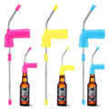 Hot Sale Eco-Friendly Portable Modern Beer Snorkel Party Supplies Plastic Beer Chugging Funnel Can Customize Logo Promotion