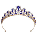 Romantic Luxury Rhinestone Bridal Tiara Tiaras Fashion Wedding Flower Crown Pageant Crowns Crystal Baroque Queen Diademe Mariage