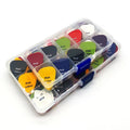 50pcs/ Box Acoustic Electric Bass Plectrum Mediator Colorful ABS Guitar Picks with 0.58/0.71/0.81/0.96/1.20/1.50mm Thickness