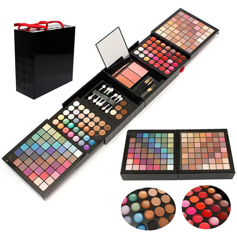 Wholesale Cosmetics 177 Color Eyeshadow Palette Set Eyeshadow Pigment All in One Makeup Kit for Women MegaBDM