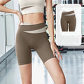 2026 Custom Design Gym Clothing Fitness Workout Yoga Pants Women v Cut Waist Yoga Short 100 Polyester Shorts
