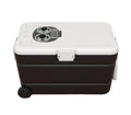 TR-Wireless Rotomolded 60L Plastic Large Capacity Cooler Speaker Cart Trolley for Outdoor Use and Cans