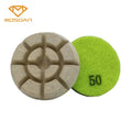 3 Inch White Dry Floor Resin Bond Diamond Polishing Pads for Concrete