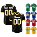 Customizable Retro American Football Rugby Jersey Wholesale Short Sleeve Stitched Throwback Team Sports Breathable Plus Size