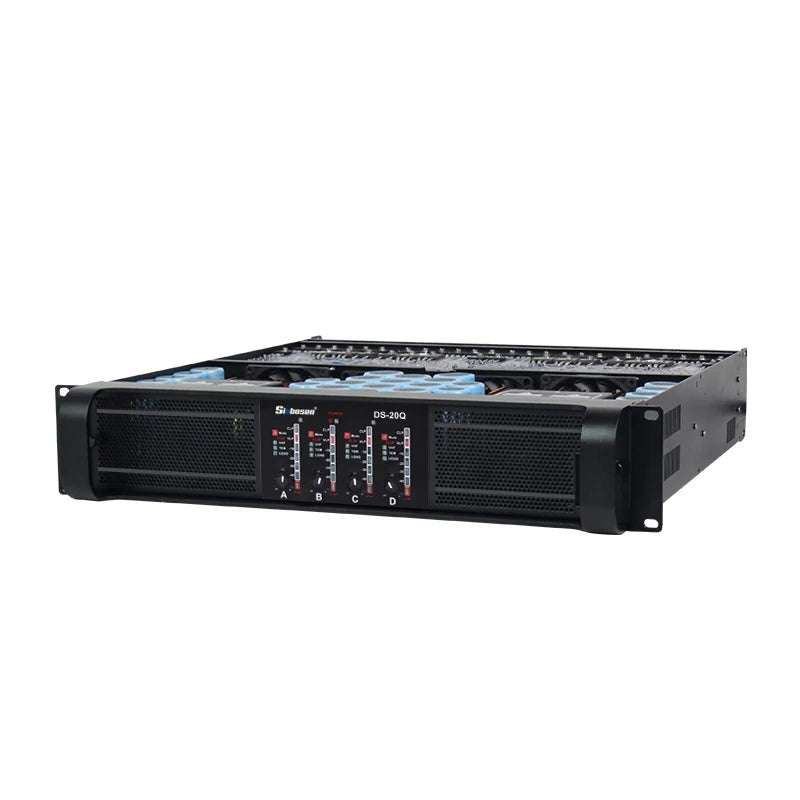 DS-20Q 5000w Power Amplifier 4 Channel  Musical Pre   Audio Professional Subwoofer Amplifier