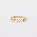 Thin 2mm Minimalist Stainless Steel Customize Shape Cute Ring for Girl
