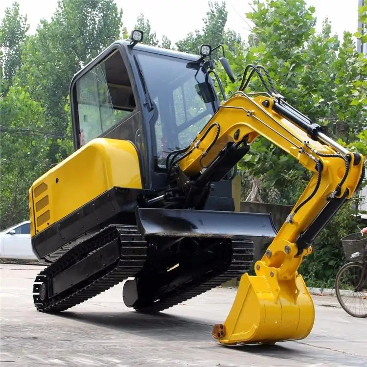 Free Shipping Hydraulic 3.0 Ton Mini Excavator for Sale UK Europe 5 Engine 3t Crawler Pelle Digger Bagger MegaBDM