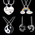 Trend Fashion Custom Heart Necklace Metal Silver Pendant Wholesale