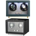 Wholesale Luxury Automatic Watch Winder for Men Novelty 2-Watch Safe Storage Rotating Organizer Case