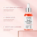 Whitening Moisturizing Serum Anti-Aging 5-in-1 Collagen Niacinamide Hyaluronic Acid Vitamin C Vitamin E Facial Care