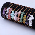 Women Crystal Bracelet Irregular Natural Handwoven Stone Boho Beach Bracelet Jewelry Gift