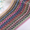 Fashionable Colorful Rhinestone Chain Silver Base Cup Shaped Pearl Claw Chain for Jewelry Making Dress Decoration