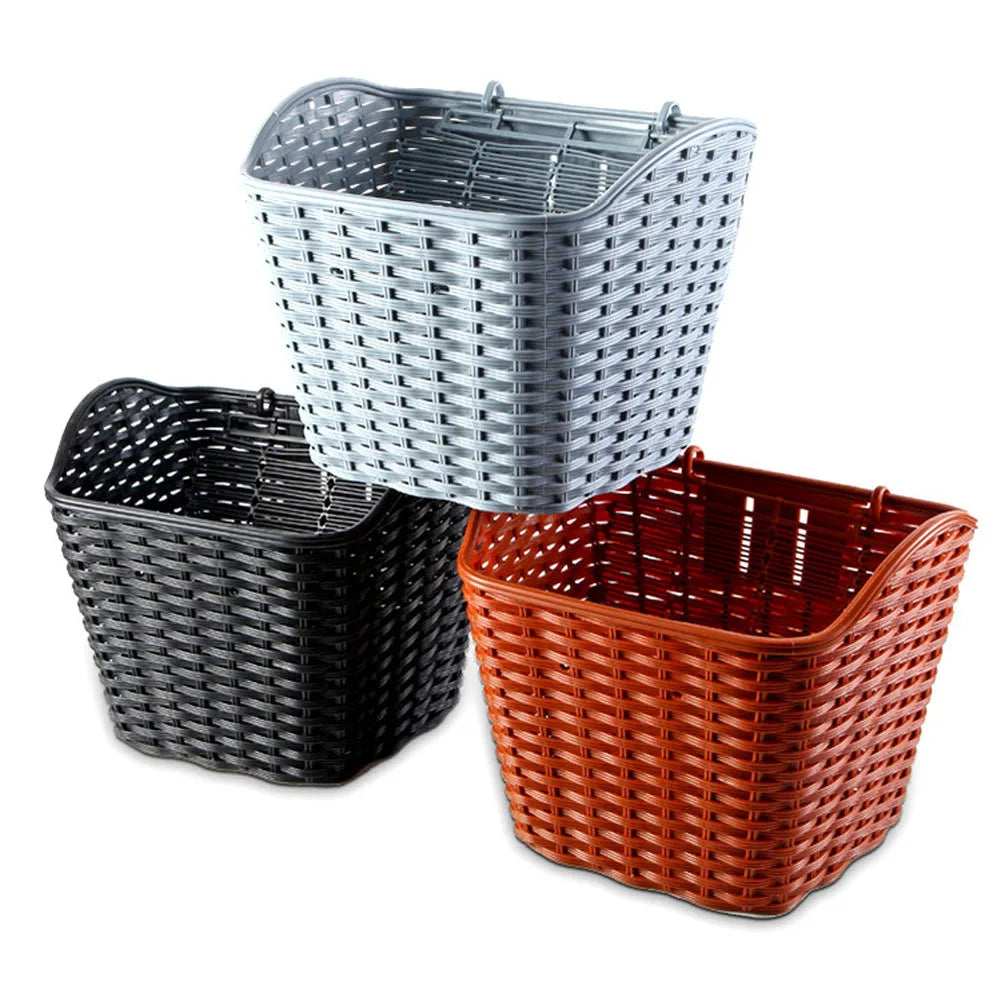 High Quality Custom Shopping Bike Storage Basket WholeSale Front and Rear Bicycle Basket