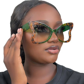 STORY XA6133 2025 New Oversized Irregular Frame Optical Glasses Ladies Fashion Retro Polygon Shades Butterfly Women Sunglasses