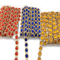 Crystal Rhinestone Diamond Ribbon DIY Decoration Bridal Crystal Beaded Stone Rhinestone Chain Trims