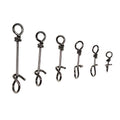Wholesale Strengthen Stainless Steel Quick Lock Snap Spring Clamp Buckle Lure Drop Rigs Connector Saltwater Fishing Accessories