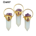 WT-P1748 Fashion Simple Jewelry Quartz Elegant Pendant Dignity and Wonderful Jewelry Pendant As a Gift for  Beautiful Party