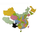 Education Puzzle Magnetic EVA Puzzle Removable Magnetic World Map Puzzle for Children