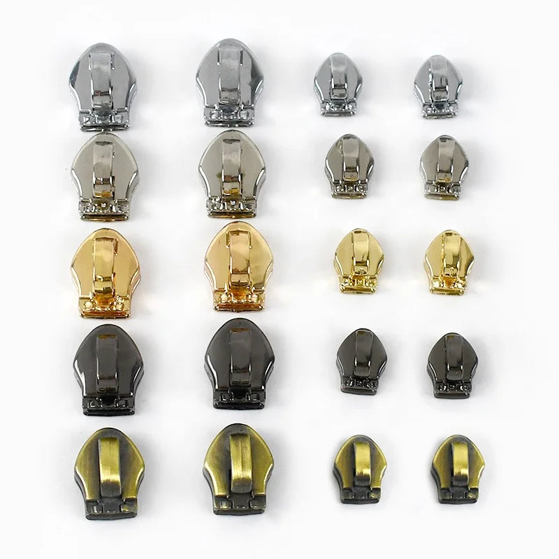 Meetee KY910 3#5# DIY Sewing Auto-Lock Alloy Zip Replaceable Continuous Zipper for Luggage Detachable Garment Bag Accessories